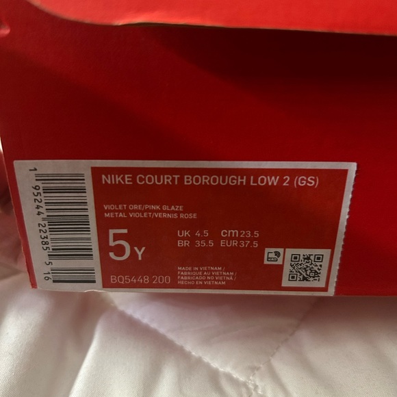 SOLD Nike Court Borough Low 2 (Size 5Y) - Picture 8 of 10